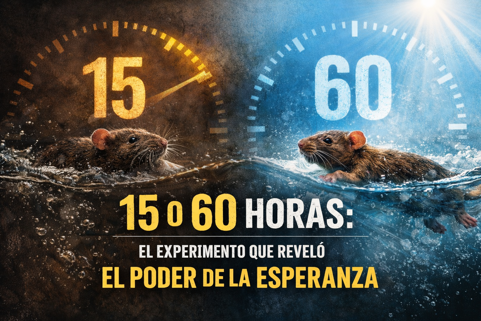EL EXPERIMENTO QUE REVELÓ EL PODER DE LA ESPERANZA