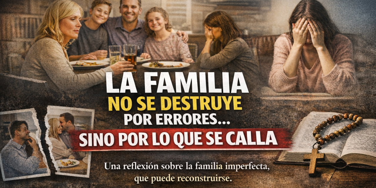 LA FAMILIA NO SE DESTRUYE POR ERRORES… SINO POR LO QUE SE CALLA