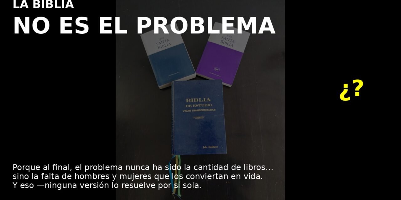 LA BIBLIA NO ES EL PROBLEMA