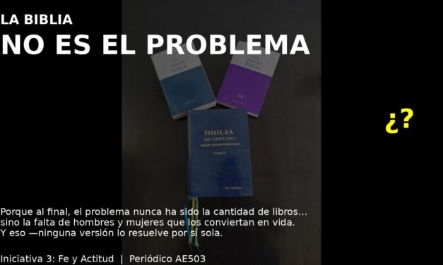LA BIBLIA NO ES EL PROBLEMA