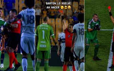 Iván Barton no dudó: expulsó a dos figuras de Tigres y un empujón podría costarle caro a Nahuel Guzmán